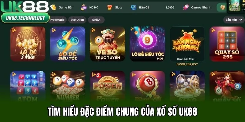 Tìm hiểu đặc điểm chung của xổ số UK88